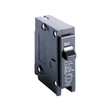 Eaton Circuit Breaker, CL Series 15A, 1 Pole, 120/240V AC CL115CS